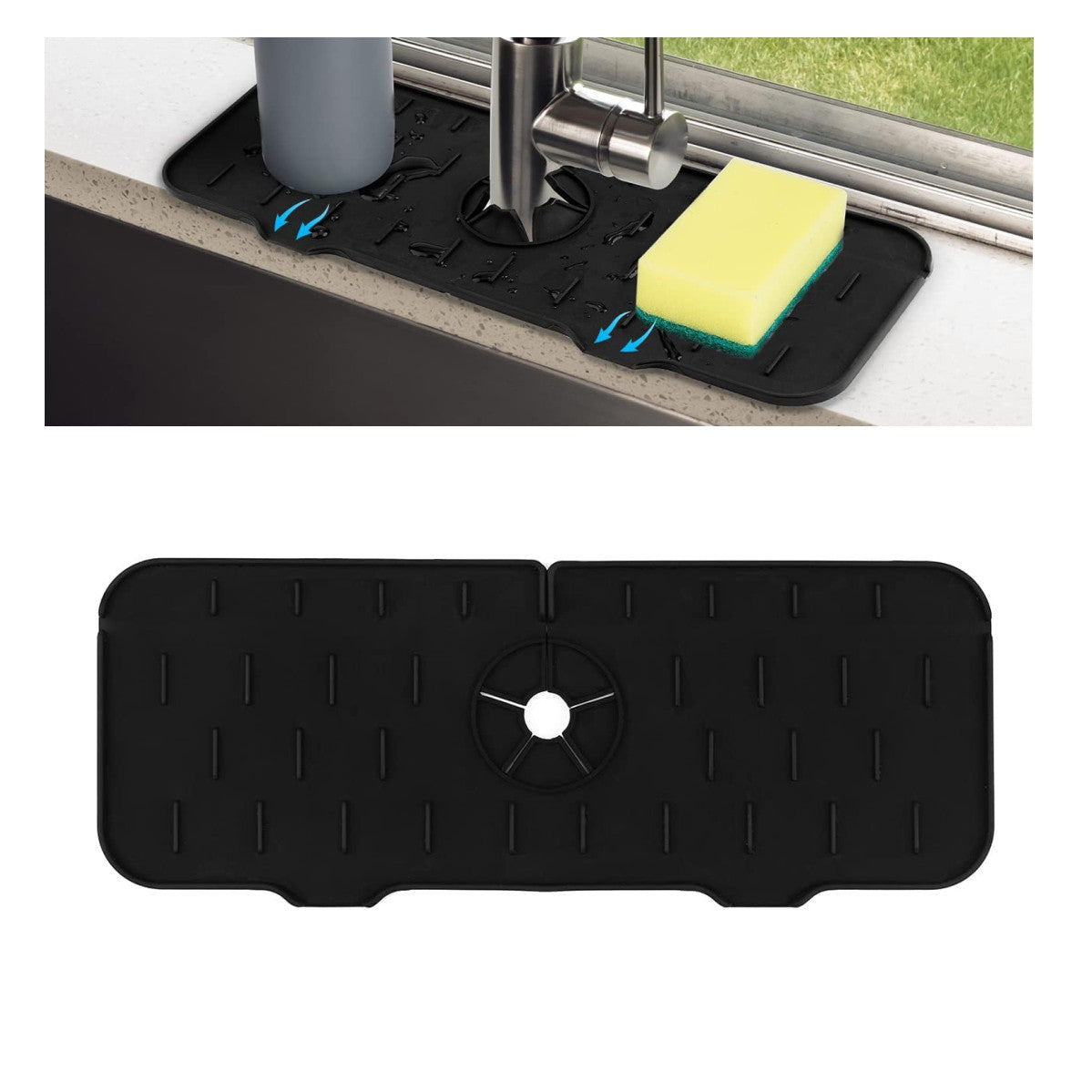 Escurridor de grifo lavaplatos