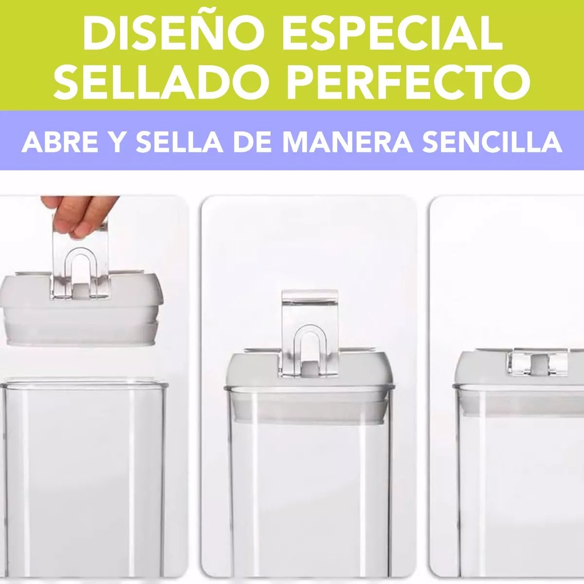 Kit de 7 organizadores herméticos