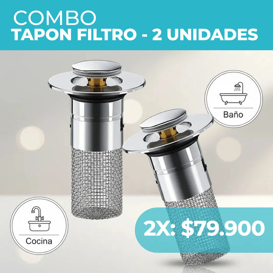 Tapon Filtro x2